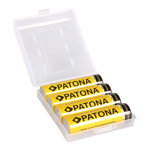 Patona Set 4 Acumulatori Reincarcabili Mignon Tip AA LR6 2450mAh + Cutie Plastic