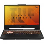 Laptop ASUS Gaming 15.6'' TUF F15 FX506LU, FHD 144Hz, Procesor Intel® Core™ i5-10300H (8M Cache, up to 4.50 GHz), 8GB DDR4, 256GB SSD, GeForce GTX 1660 Ti 6GB, No OS, Bonfire Black