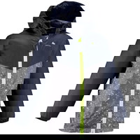 Geacă Impermeabilă Drumeție la munte MH100 Bleumarin-Gri Copii 2-6 ani