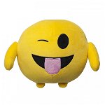 Jucarie de plus Emoji Emoticon (Tongue) 11 cm, OTHER