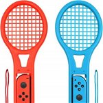 Set rachete de tenis joy-con pentru Nintendo switch Oled Mimd, 2 buc, rosu si albastru, MARIGames