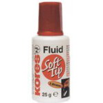 Fluid corector Kores Soft Tip, pe baza de solvent, 20 ml - Pret/buc, Kores