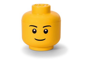 Cutie depozitare l cap minifigurina lego baiat , Lego