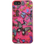 CHRISTIAN LACROIX Husa Capac Spate Butterefly Parade Roz APPLE iPhone 6, iPhone 6S