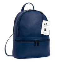 Rucsac dama din piele naturala DiAmanti Francesca Blu Scuro, 