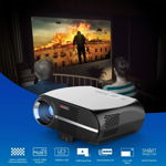 Videoproiector LED Full HD 1080P, 3500 lm, difuzor 5W, HDMI VGA AV USB, telecomanda, Procart