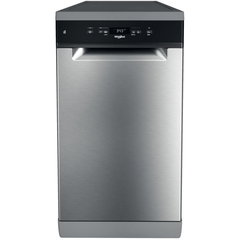 Masina de spalat vase independenta WHIRLPOOL WSFC 3M17 X, 10 seturi, 6 programe, 45 cm, Clasa F, inox