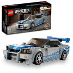 LEGO® Speed Champions - Nissan Skyline GT-R (R34) Mai furios, mai iute 76917, 319 piese, Lego