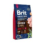 Hrana uscata pentru caini Brit Premium, Adult L, 8Kg, Brit