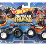 Hot Wheels Monster Trucks Demolition Doubles Duck N Roll Vs Piran-ahhhh (hwn54) 