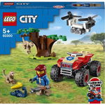 Lego City Atv De Salvare A Animalelor Salbatice 60300, LEGO