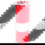 
Candela din Plastic Rosu cu Capac Anti-Vant Italia, 55 Ore
