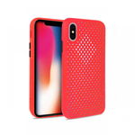 Husa iPhone X / XS Lemontti Bubble Rosu