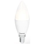 Bec LED inteligent Hama, Wi-Fi, E14, 4.5W, 350 lm, lumina alba reglabila (2700-6500K), compatibil Alexa Amazon/Google Assistant, clasa energetica G