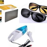 Set auto Parasolar auto HD Vision cu functie pentru zi/noapte + Ochelari de noapte + Ochelari pentru zi + Aspirator auto, la pretul de 59 RON in loc de 149 RON, Euroboutique