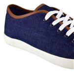 Pantofi Casual Barbati Bleumarin Jeans din textil, 40 EU