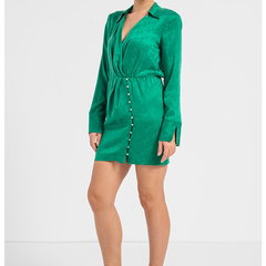 Rochie cu model logo si nasturi Kamaike, HUGO