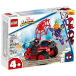Set de construit LEGO® Marvel Super Heroes, Miles Morales: Tehno-tricicleta, 59 piese, LEGO