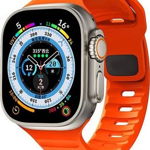 Curea Tech-Protect Iconband Line pentru Apple Watch 4/5/6/7/8/9/Se/Ultra 1/2 (42/44/45/49 mm) Negru, Tech-Protect