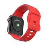 Curea Icon Band Upzz Tech Protect ,compatibila Cu Apple Watch 1/2/3/4/5/6 (38/40mm), Red, Upzz