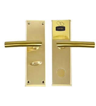 Yala control acces hotelier PNI CH2000R Gold cu cititor de card deschidere pe partea dreapta PNI-CH2000RG, PNI