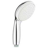 Para de dus Grohe New Tempesta 100, 1 jet, diametru 110 mm, anti-calcar, crom/alb