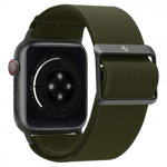 Curea Spigen Fit Lite Compatibila Cu Apple Watch 4 / 5 / 6 / 7 / Se (38 / 40 / 41 Mm), Kaki, Spigen