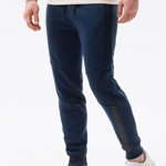 OMBRE, Pantaloni sport cu buzunare cu fermoar, Bleumarin, XL