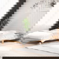 vidaXL Pat de zi fără saltea 75x190 cm din lemn masiv de pin, vidaXL