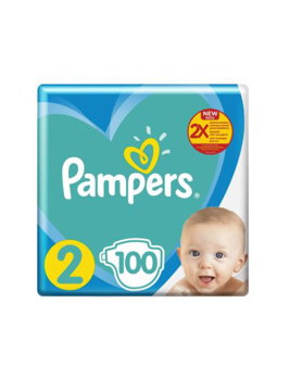 Scutece copii Pampers Active Baby No 2, 4-8 kg, 100 buc Engros, 
