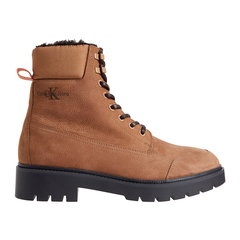 CALVIN KLEIN JEANS, Ghete de piele nabuc, Maro scortisoara, 41 CALVIN KLEIN JEANS, Ghete de piele nabuc, Maro scortisoara, 41