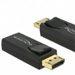 Adaptor Delock Displayport 1.2 la HDMI T-M 4K Pasiv negru 65571 65571