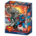 Puzzle, Prime 3D, DC Comics Superman vs Doomsday, Multicolor, 300 Piese