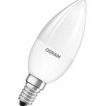 Bec LED RGB Osram lumanare, cu telecomanda, E14, 4.5W (25W), 250 lm