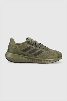 adidas Performance, Pantofi pentru alergare Run Falcon 3.0, Verde militar, 7