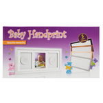 Double Memory Frame Natur Baby HandPrint