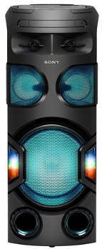 Sistem audio High Power SONY MHC-V72D, Jet Bass Booster, Sunet 360 grade, Hi-Fi, Bluetooth, NFC, Dj Effects, USB, DVD, Party music, Party lights, Negru