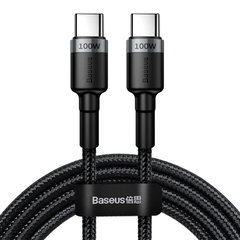 Cablu Date si Incarcare Baseus Cafule CATKLF-ALG1 USB Type-C la USB Type-C 100W 2m Gri
