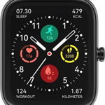 Ceas smartwatch Haylou, RS4-LS12, Bluetooth 5.1, Monitorizare activitate fizica, 1.78`, Rezistent la apa, Negru, Haylou