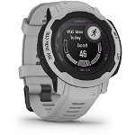 Ceas Smartwatch Garmin Instinct 2, 45mm, Solar, Mist Gray, Garmin