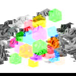 Set de Constructie Learning Resources cu 200 piese MathLink, Learning Resources