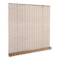 Jaluzea tip rulou din bambus natur Midollo 120x260 cm