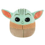 Jucarie de plus Squishmallows, Jazwares, Star Wars Yoda, 25 cm, Bej/Verde