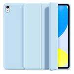 Husa Tech-Protect Smartcase compatibila cu iPad 10.9 inch 2022 Blue