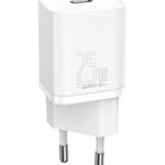 Incarcator retea Baseus Super Si CCSP020102, Quick Charge 25W, 1 x USB Type-C 5V/3A, Alb