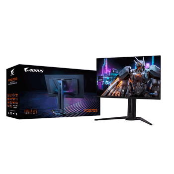 AORUS FO27Q3, Gaming - 27 - black, QHD, QD-OLED, USB-C, 360Hz panel, GIGABYTE