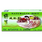 Ceai Antiadipos cu Ginseng Naturalia Diet 30 plicuri, Naturalia Diet