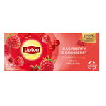 Lipton Raspberry - Cranberry ceai plic 20 buc, Lipton