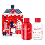 Set Cadou Good Fortune, Candy Canes, Cocoa & Vanilla Swirl, 1 x 50 ml Gel de Dus & 1 x 50 ml Lotiune Corp