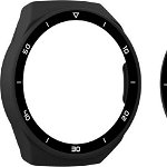 Husă Strado, carcasă 2 în 1 cu sticlă pentru Huawei Watch GT 2e (Negru), universală, Strado